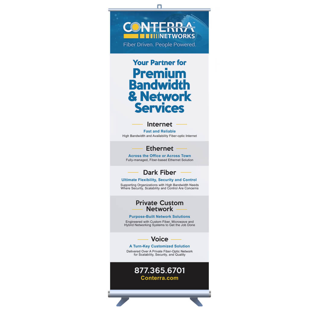 Conterra Networks Bannerstand